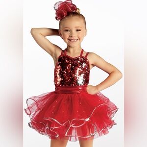 Weissman XSC Red Sparkle Costume